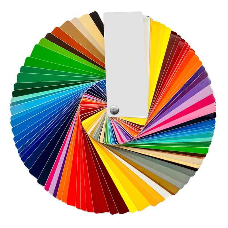 car wrap color samples