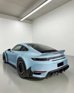 TPU car wrap installed