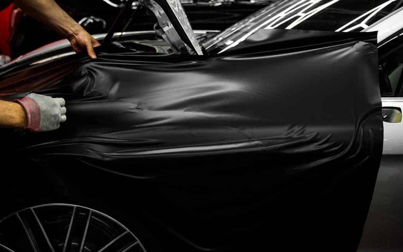 Car wrapping process